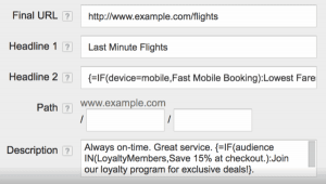 Adwords if funkcio