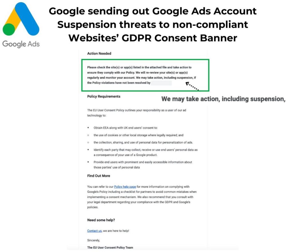 Google Consent v2 kötelező