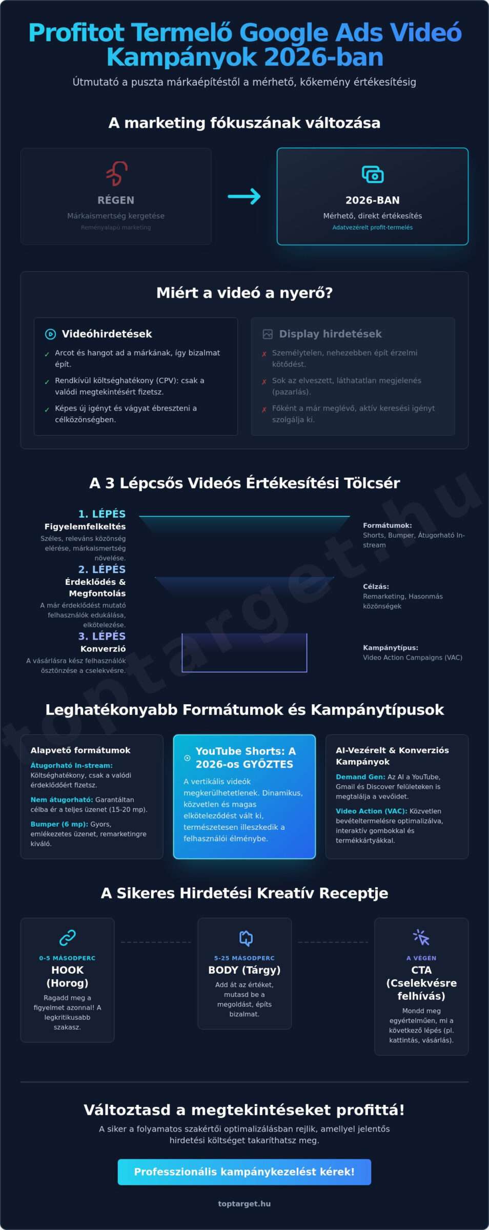 Google Ads videó kampány: Vevőszerzés és márkaépítés 2026-ban 1 Google Ads videó kampány: Vevőszerzés és márkaépítés 2026-ban